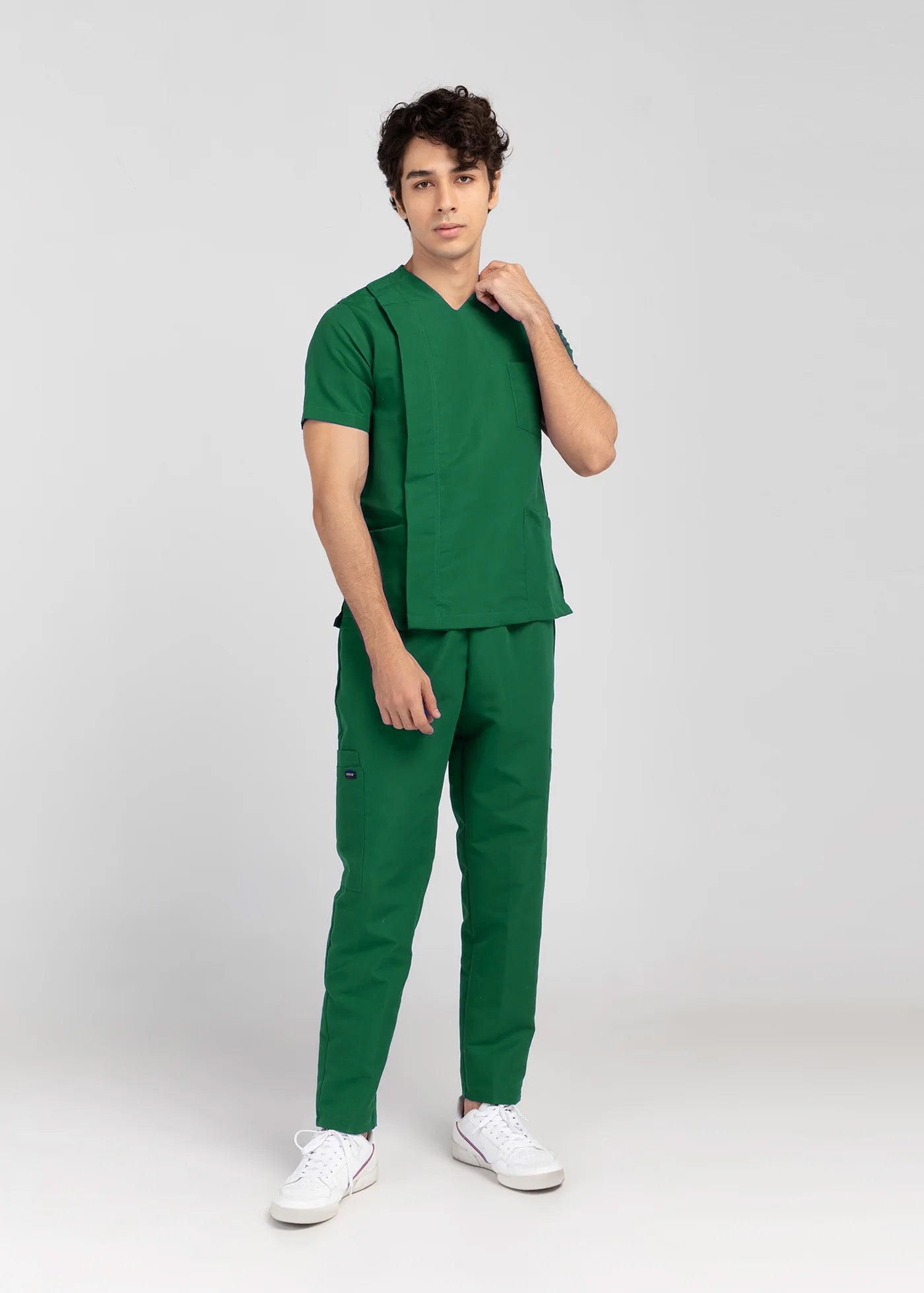 Scrub Pro Slim Fit Zip-Up Top