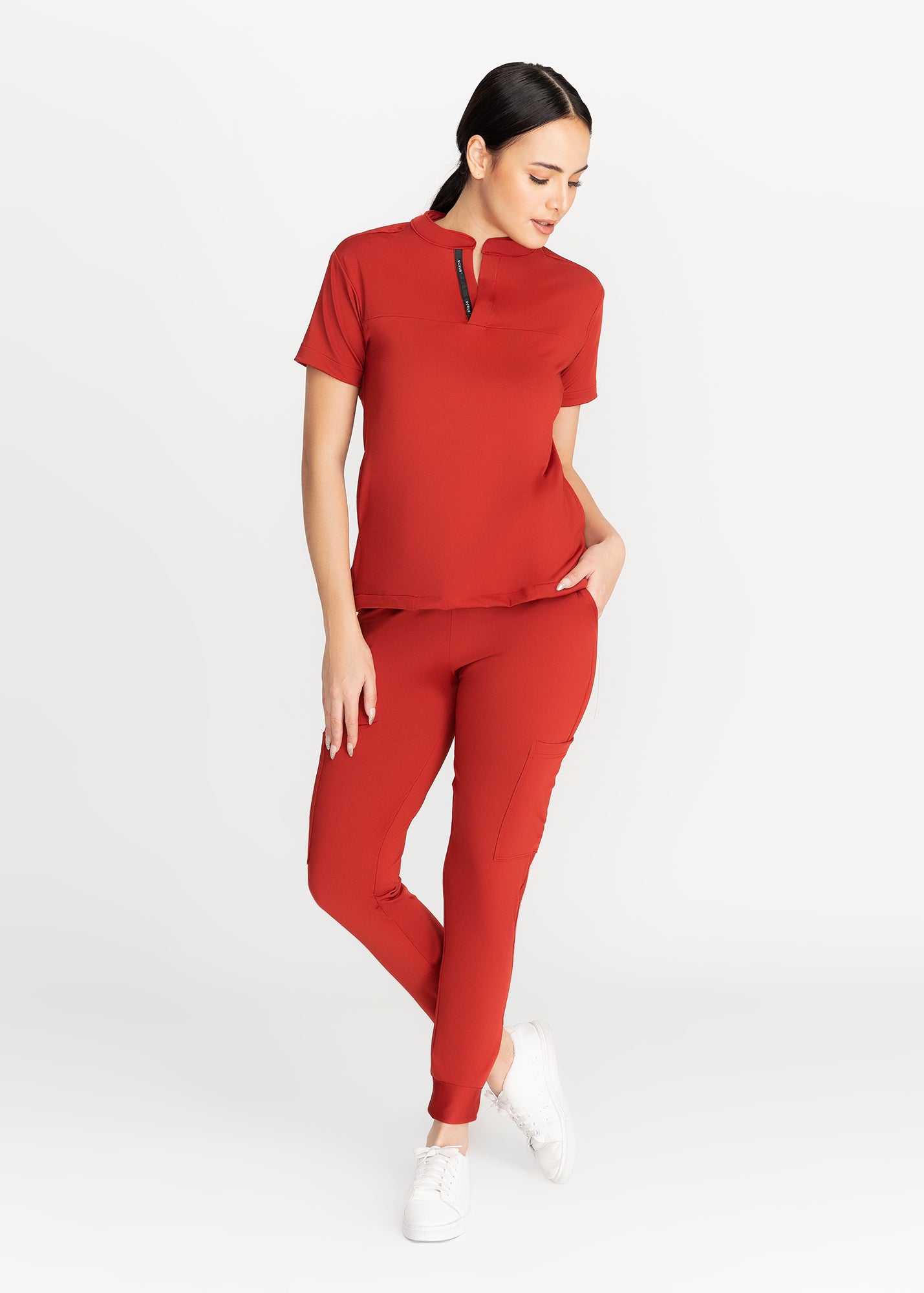 Basic 2.0 Chinese Collar Top