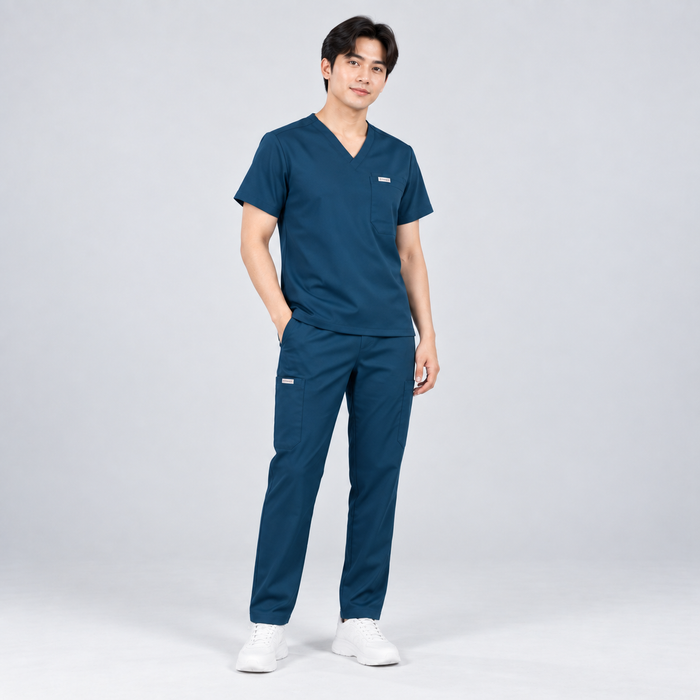 CORE+ scrub set in Deep Teal