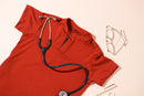 Basic 2.0 Chinese Collar Top