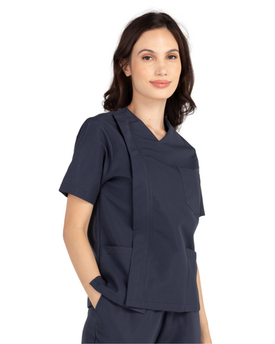 Scrub Pro Slim Fit Zip-Up Top