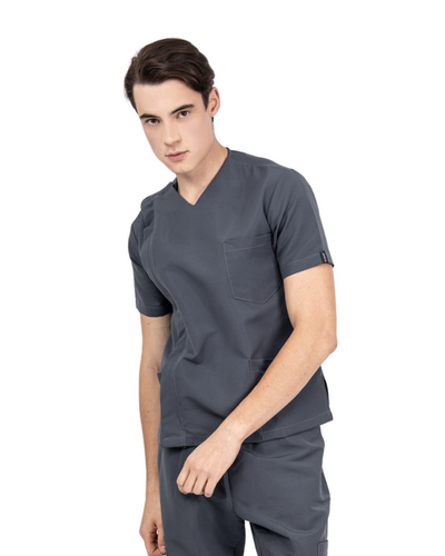 Scrub Pro Slim Fit Zip-Up Top