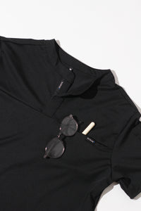 Basic 2.0 Chinese Collar Top